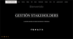 Desktop Screenshot of gestionstakeholders.com